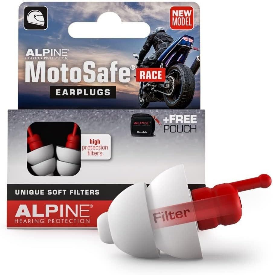 Alpine Hearing Protection Earplugs Motosafe, Race image number 4
