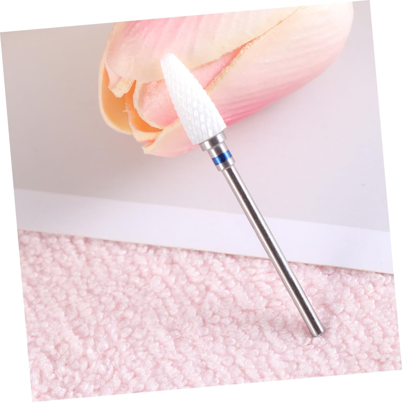 Ipetboom 2Pcs Electric Nail Drill Bits Ceramic Cones Set for Manicure Nail Art Grinding Gel Polish Removal image number 5