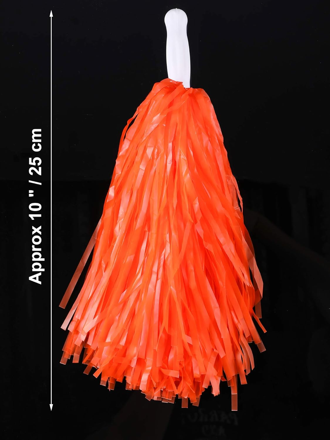 Pangda 12 Pack Cheerleading Pom Poms Sports Dance Cheer Plastic Pom Pom for Sports Team Spirit Cheering image number 2
