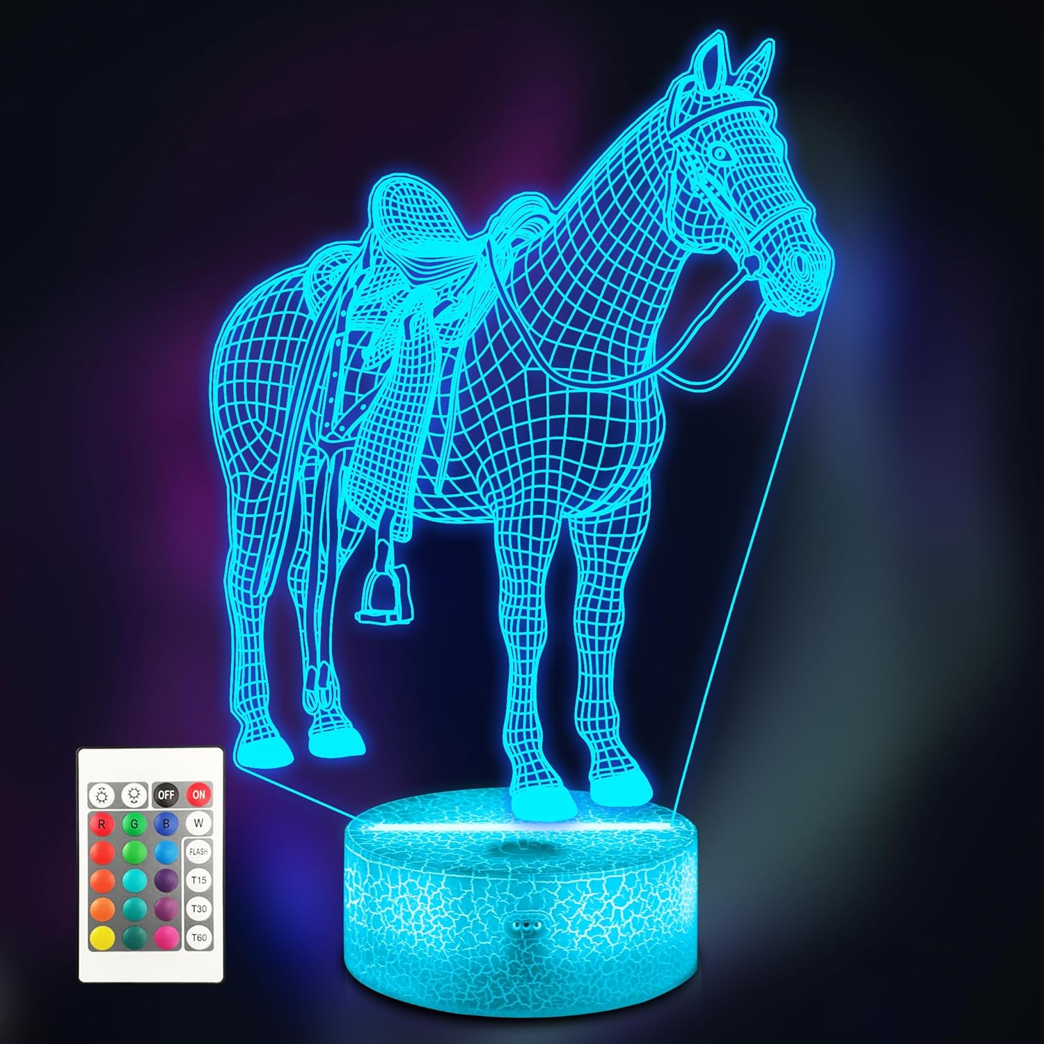 Horse Gifts for Girls, Anywin Horse Night Light with Remote Control & Timer & Dimmer for Home Decor, Gifts for Birthday, Xmas, Holidays, Back to School for Girls Kids Granddaughter Teen