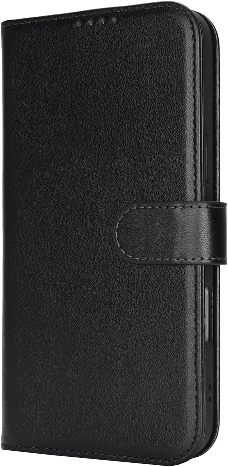 Zouzt Case for Iphone 16 plus 6.7 Inch, Shockproof PU Leather Mobile Phone Case, Flip Case with Card Holder and Stand Function, Card Slot, Magnetic Closure, Flip Leather Wallet Cover (Black) image number 3