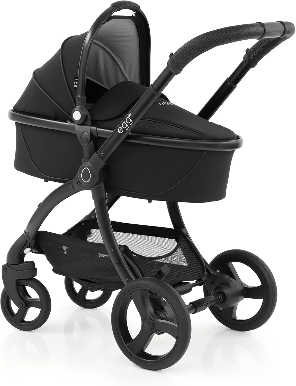 Egg Egg2 Carry Cot, Just Black