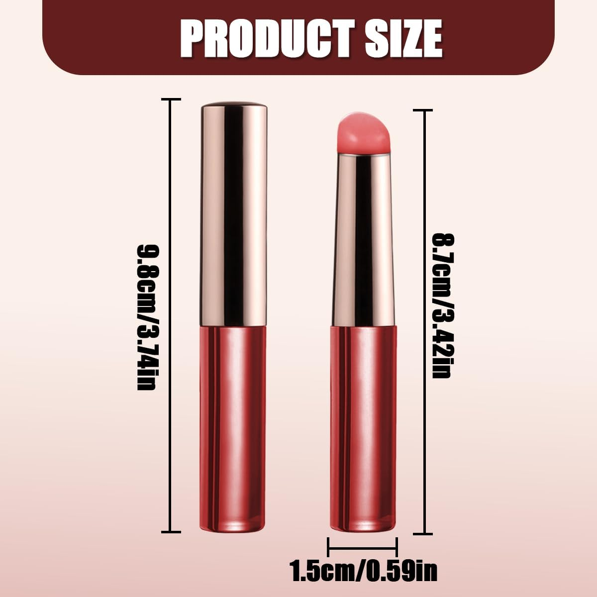 WELANE Silicone Lip Brush, 3 PCS Lip Makeup Brush for Lip Balm, Lip Gloss, Concealer (8.2 X 1.5Cm/3.22 X 0.59In) image number 5