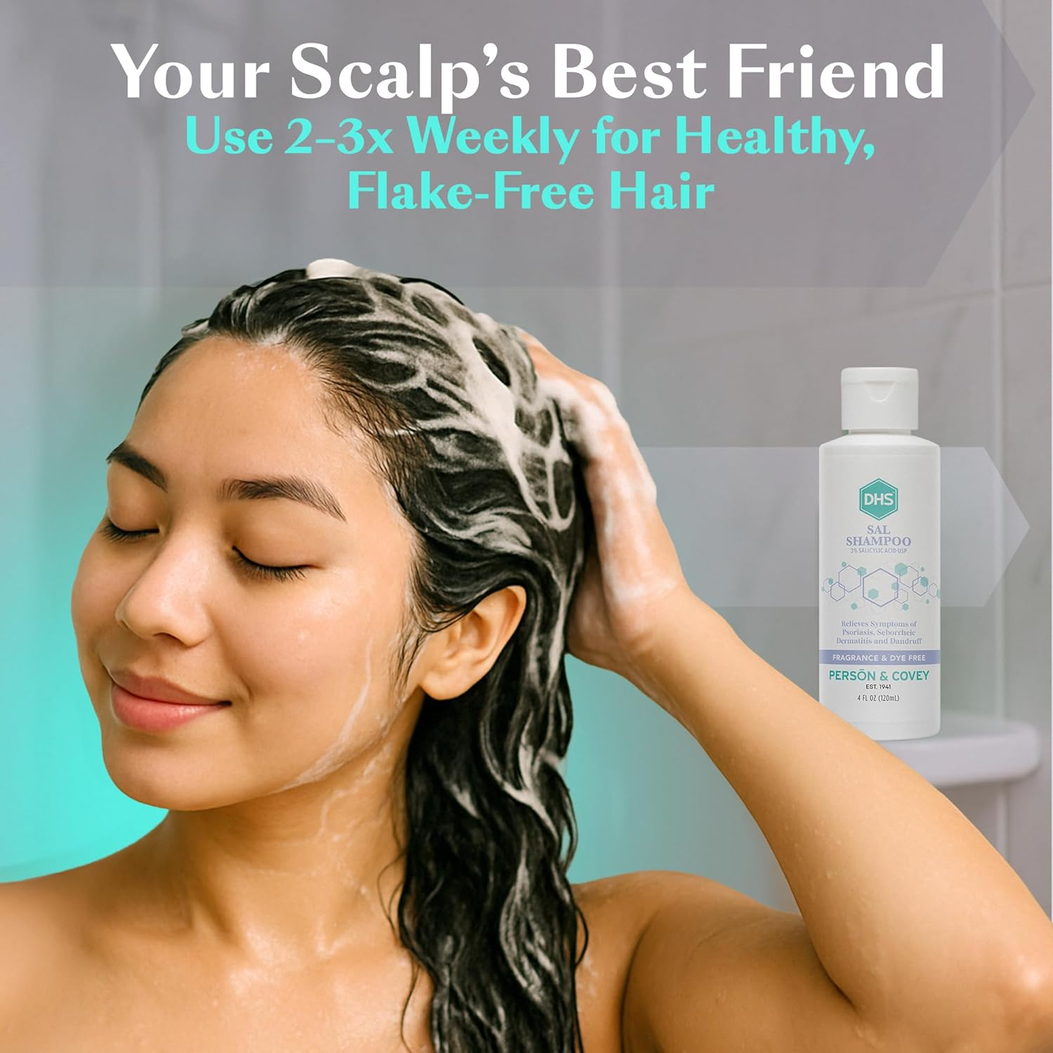 DHS SAL Shampoo 120Ml image number 4