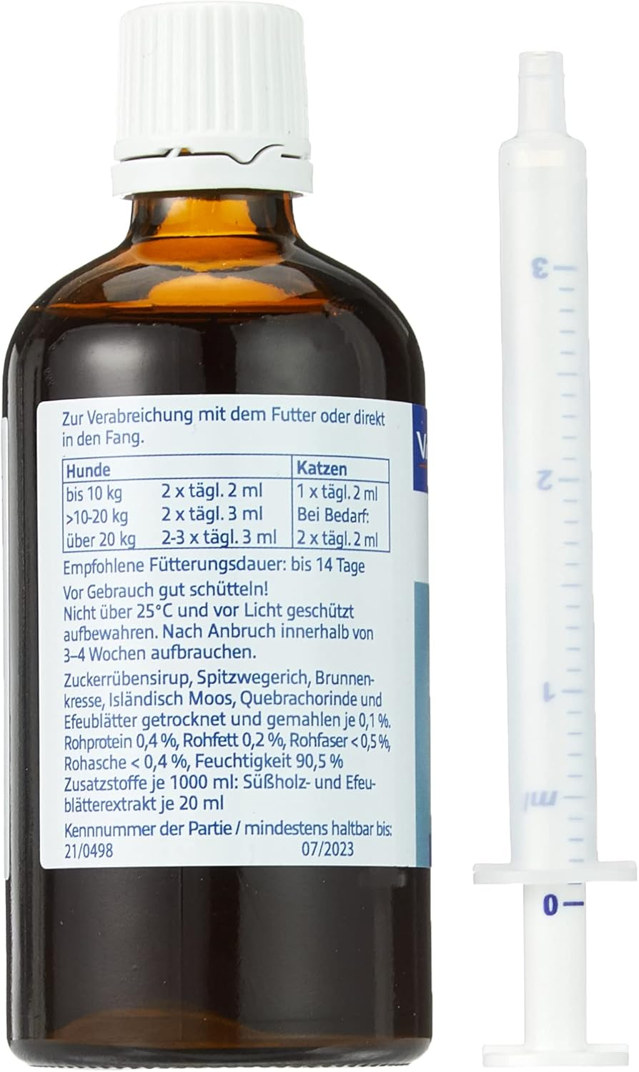 Virbac - Pulmostat Akut Cough Juice for Dogs and Cats 100 Ml image number 4