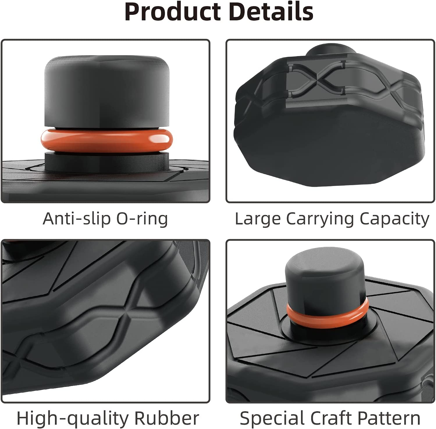 Torin Lifting Jack Pads for Tesla Model Y/S/3/X:Non-Slip Jack Pucks Tesla Accessories for Battery & Chassis Protection,4 Packs with a Storage Case,Atsls001B image number 1