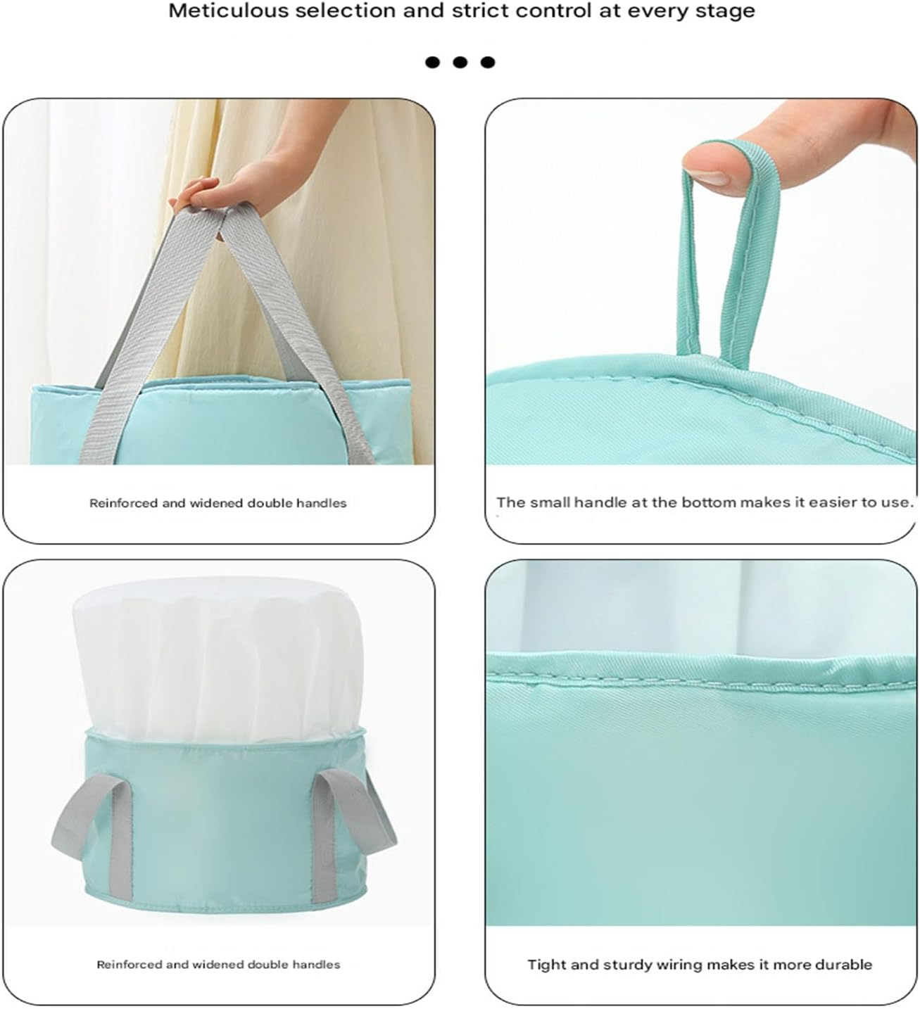 Large Collapsible Foot Bath Tub Portable Foldable Foot Soaking Basin with Handles & Thermal Insulation &ndash; Leakproof Travel Foot Spa Bucket for Home, Camping, Pedicure & Outdoor Use image number 6