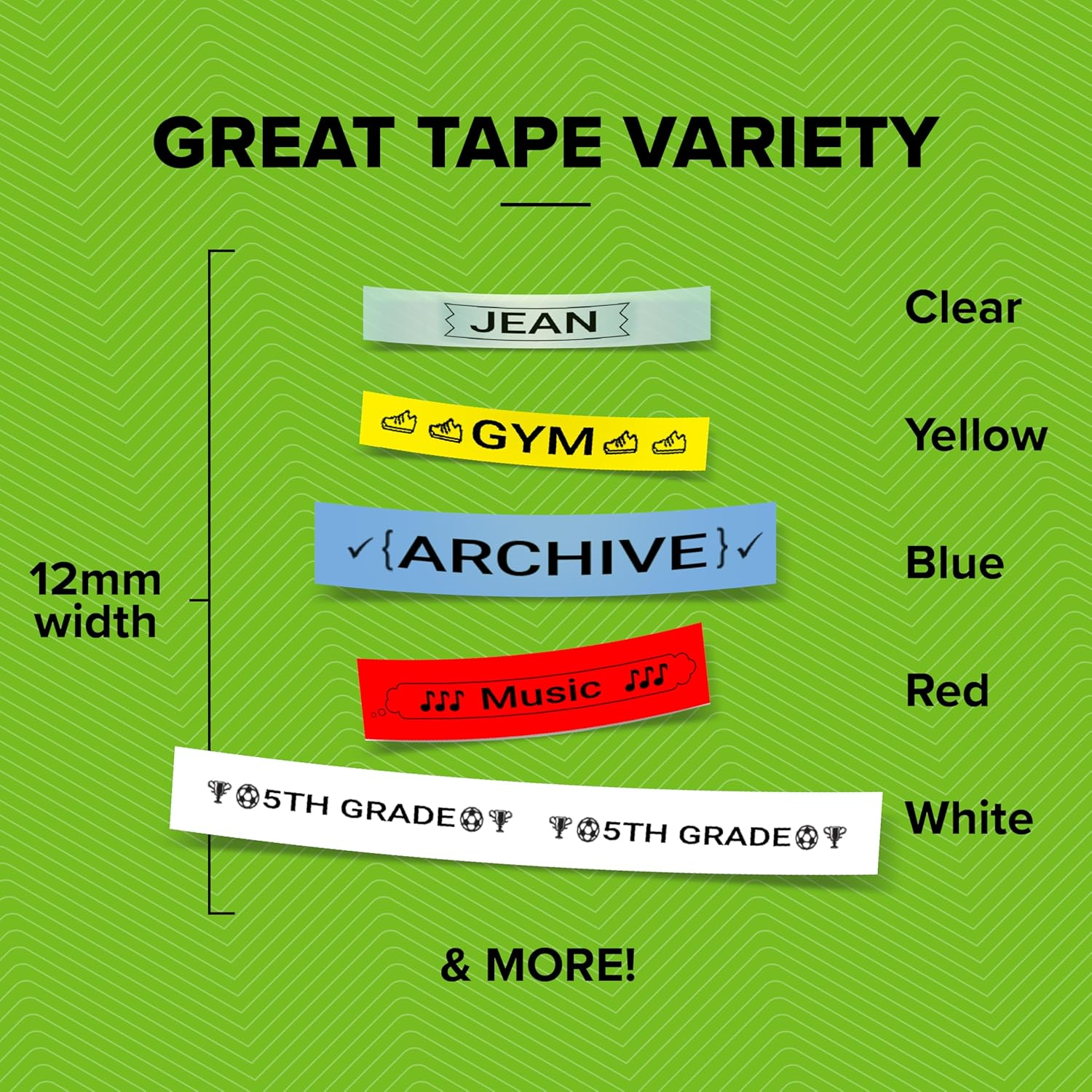 DYMO Bundle Letratag 100H Handheld Label Maker with 3 Bonus Labeling Tapes, Easy-To-Use, Great for Home and Office Organization, Silver image number 3