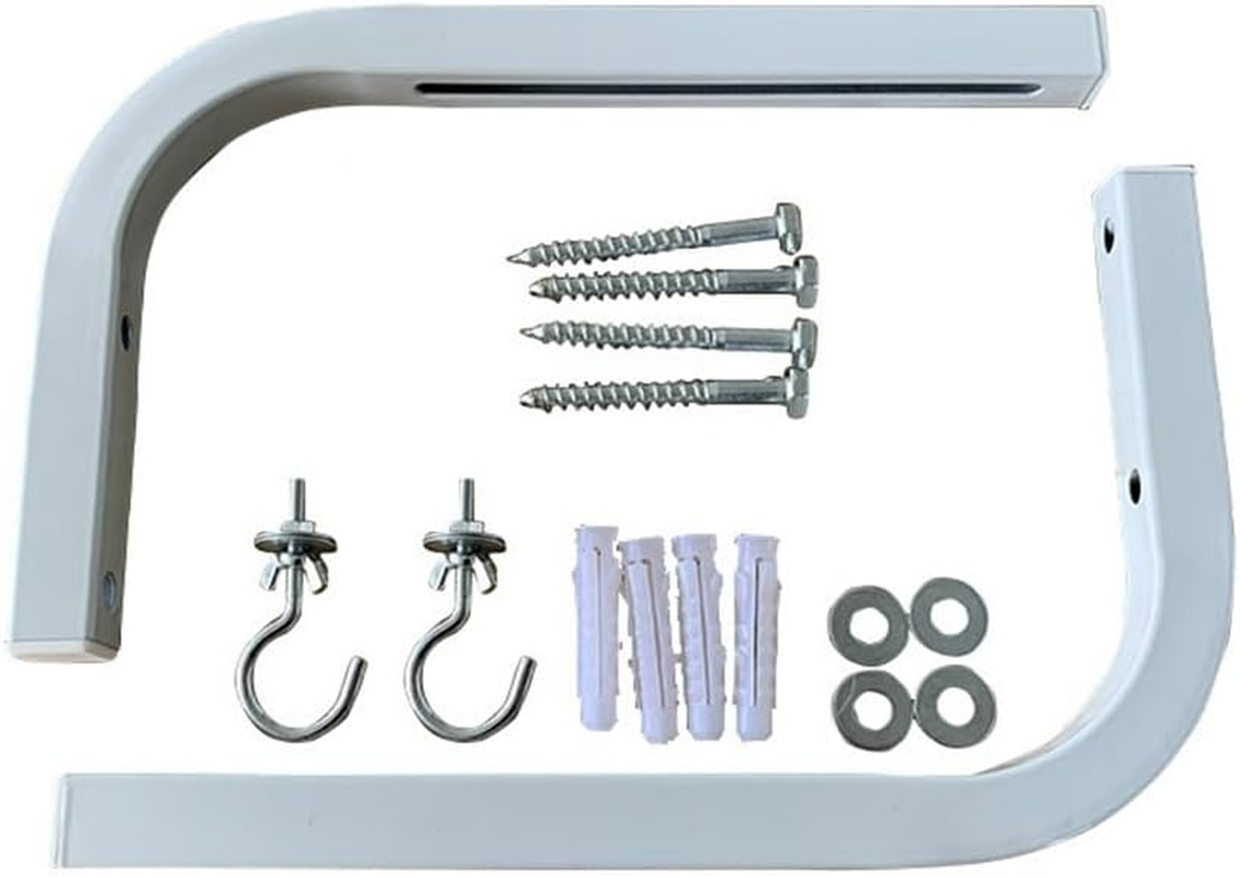 90 Degrees Projector Screen Wall Mount L-Brackets Projection Screen Hanger Adjustable Mount for HD Projector Screens image number 6