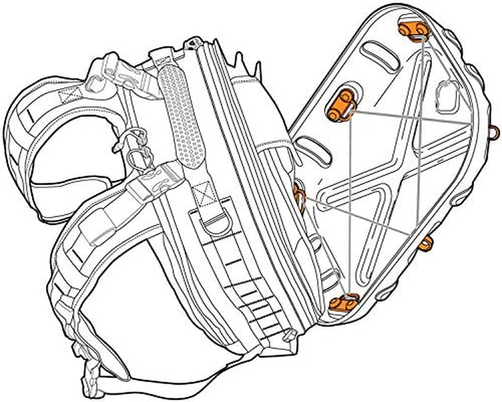 HAZARD 4 Hardpoint(R) Modular Tie-Down System Parts: Kit #1 - Orange image number 4