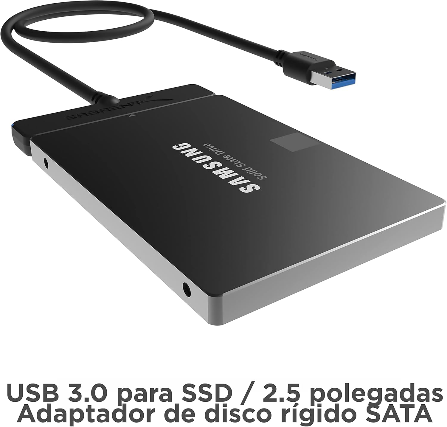 Sabrent USB 3.0 to SSD / 2.5-Inch SATA I/Ii/Iiihard Drive Adapter (EC-SSHD) image number 6