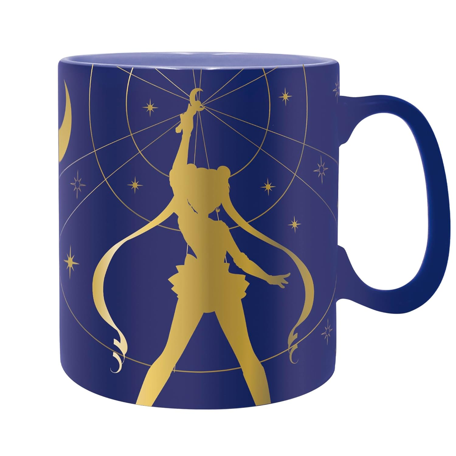 ABYSTYLE Sailor Moon Golden Sailor Moon Ceramic Novelty Coffee & Tea 460Ml / 15.5Oz Mug image number 2