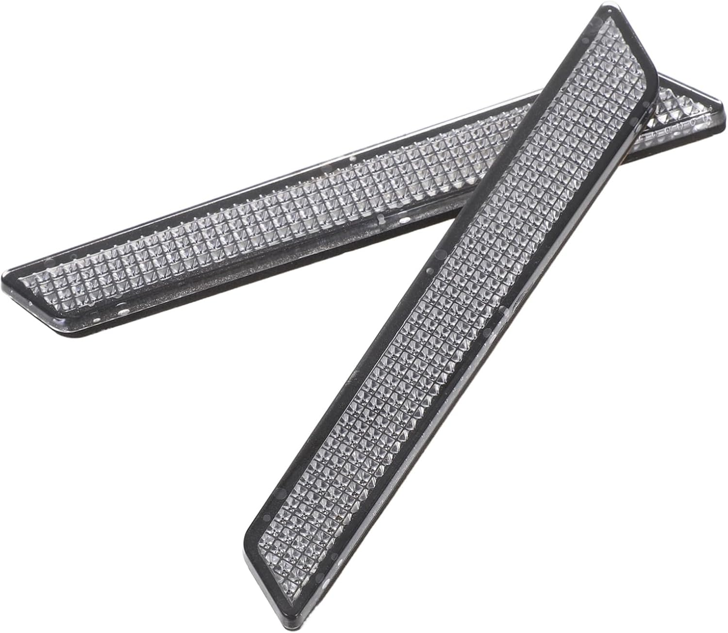 Motorcycle Reflective Strips Reflector Inserts Motorcycle Covers Black Saddle Bag Accessories Reflector Inserts Black Covers Grey Abs