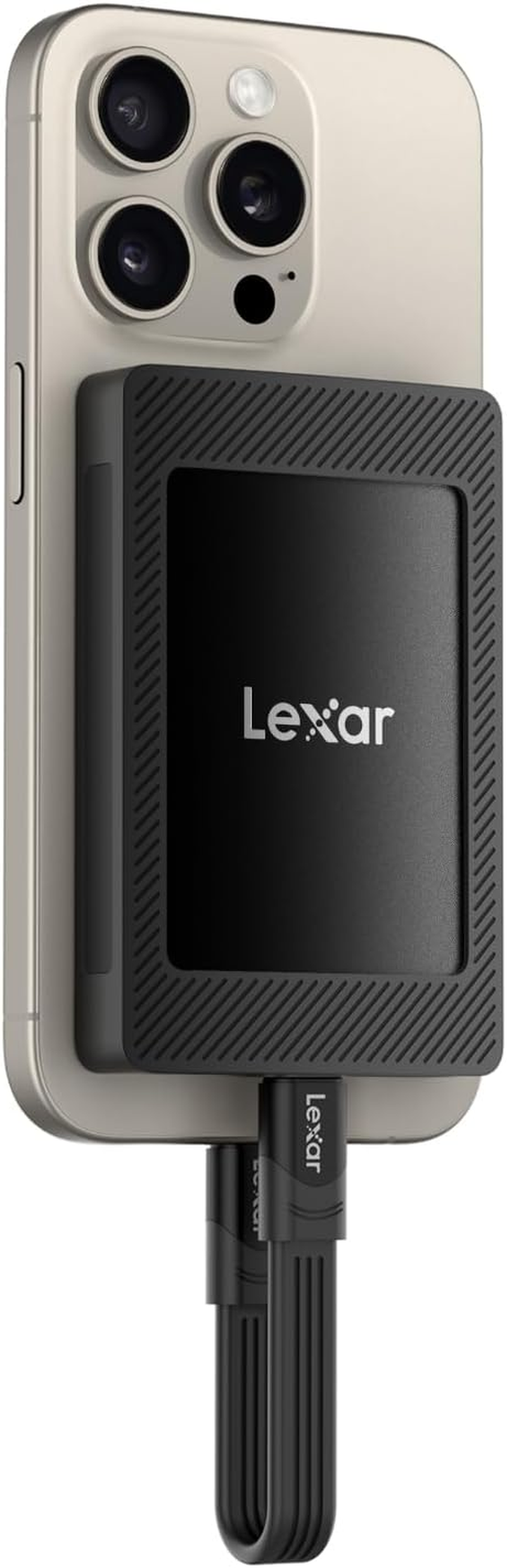 Lexar SL500M 1TB External SSD with Magnetic Set, USB 3.2 Gen2X2 Portable SSD, up to 2000Mb/S Read, Compact External Solid State Drive, Ultra Slim Compatible with Iphone 15 image number 5