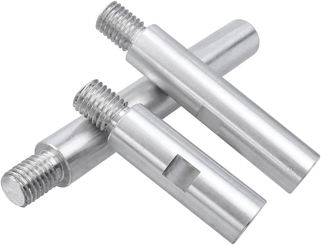 Yakamoz M14 Stainless Steel Rotary Extension Shaft Set, 3Pcs 75Mm 100Mm 140Mm Aluminium Alloy Connecting Rod Connector Adaptor Extension Rod for Grinders Power Tools