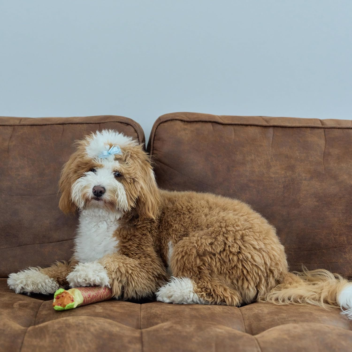 KFC Mini Chicken Wrap & Soda Meal &ndash; 2-Piece Vinyl Squeaky Dog Toy Set &ndash; Includes 6&rdquo; Chicken Wrap & 6&rdquo; Soft Drink Cup &ndash; Lightweight, Fun, and Interactive Play for Small & Gentle Chewers image number 3