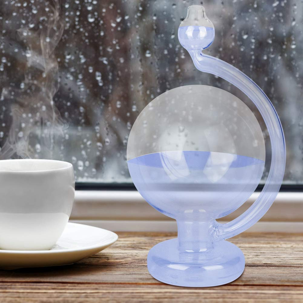 Creative Weather Forecast Glass Bottle for Predicting Next Day'S Weather Condition Blue image number 6