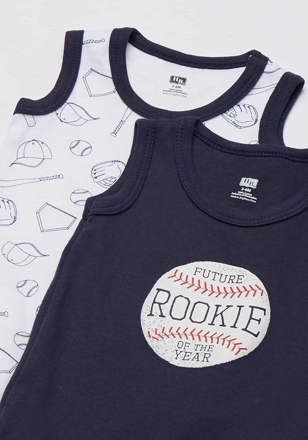 Hudson Baby Baby 5 Pack Sleeveless Cotton Bodysuits image number 4