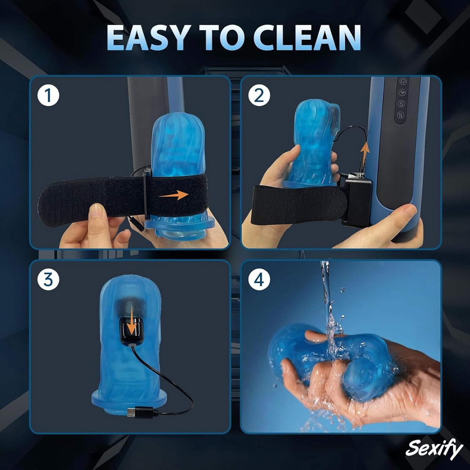 Automatic Male Masturbator Sex Toys for Men, Male Masturbator Cup with Thrusting Stroking Vibrating, Penis Stimulation, 3D Realistic Textured Electric Auto Stroker Electric Pocket Pussy Blow Job Oral Adult Toys for Men Masturbation Sex Toy image number 1