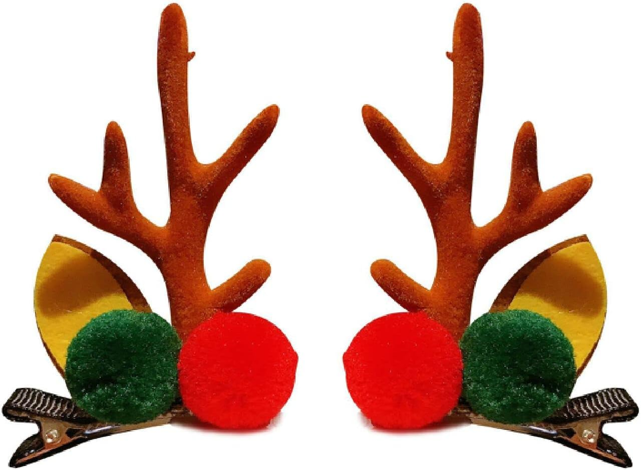 Christmas Hair Clips,Xmas Headbands Gifts,Accesorios Para El Cabello Hairpin New Year Christmas Antlers Children'S Cute Hair Band Photograph Photo Performance Headdress (Color : 714)