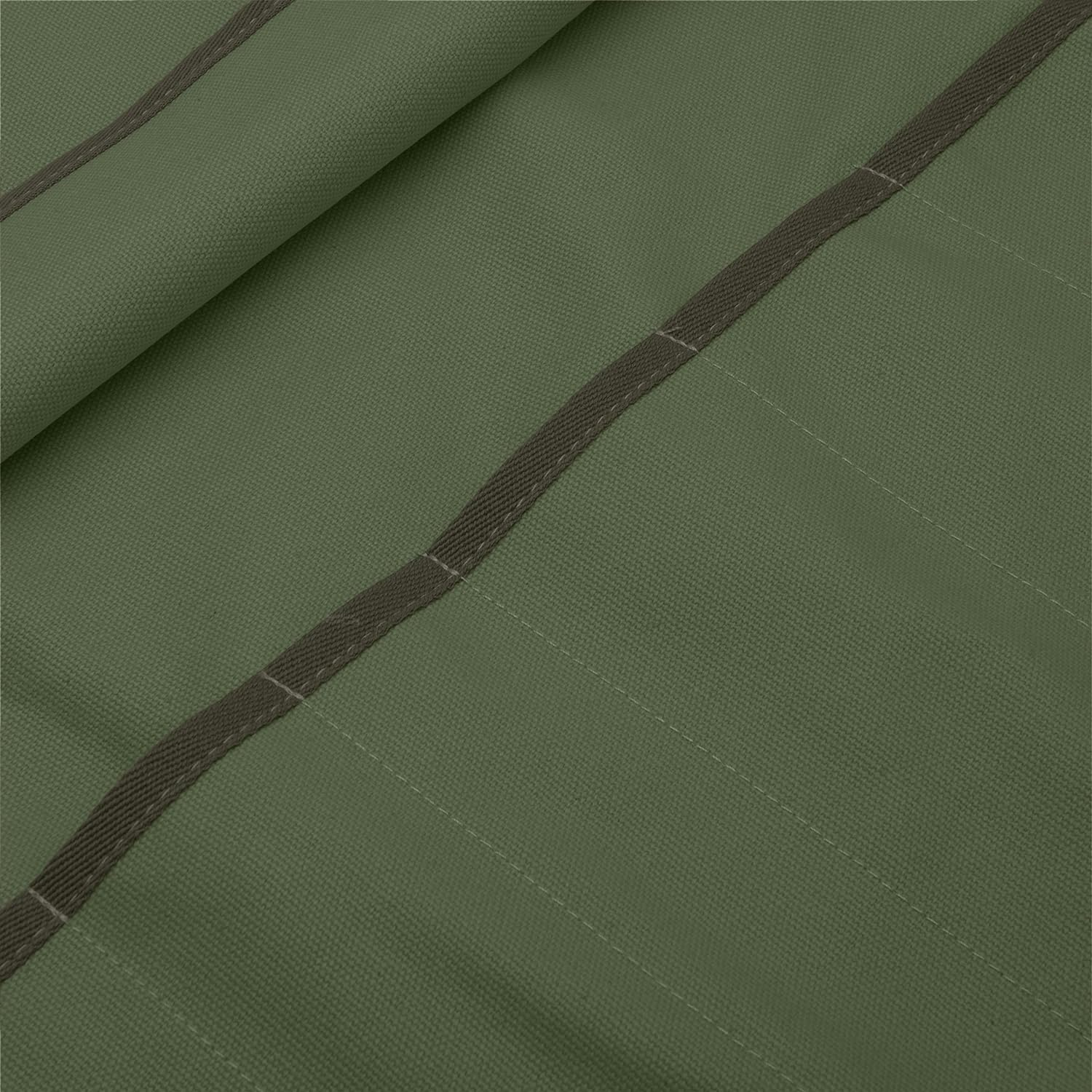 Chefs Knife Roll Bag with 11 Slots, Heavy Duty 16OZ Waxed Canvas Knives Case for Camping, Waterproof Storage Tool Wrap for Equipment of Chef, Comes with Shoulder Strap, Green, Chefs Knife