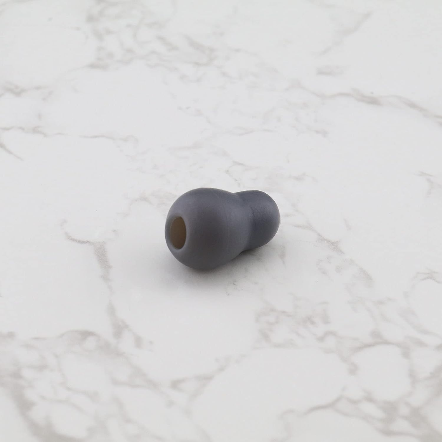 SING F LTD 20Pcs Soft Earplug Replacement Silicone Ear Plugs Comfortable Noise Cancelling Ear Plugs Accessories for Stethoscope Grey image number 2