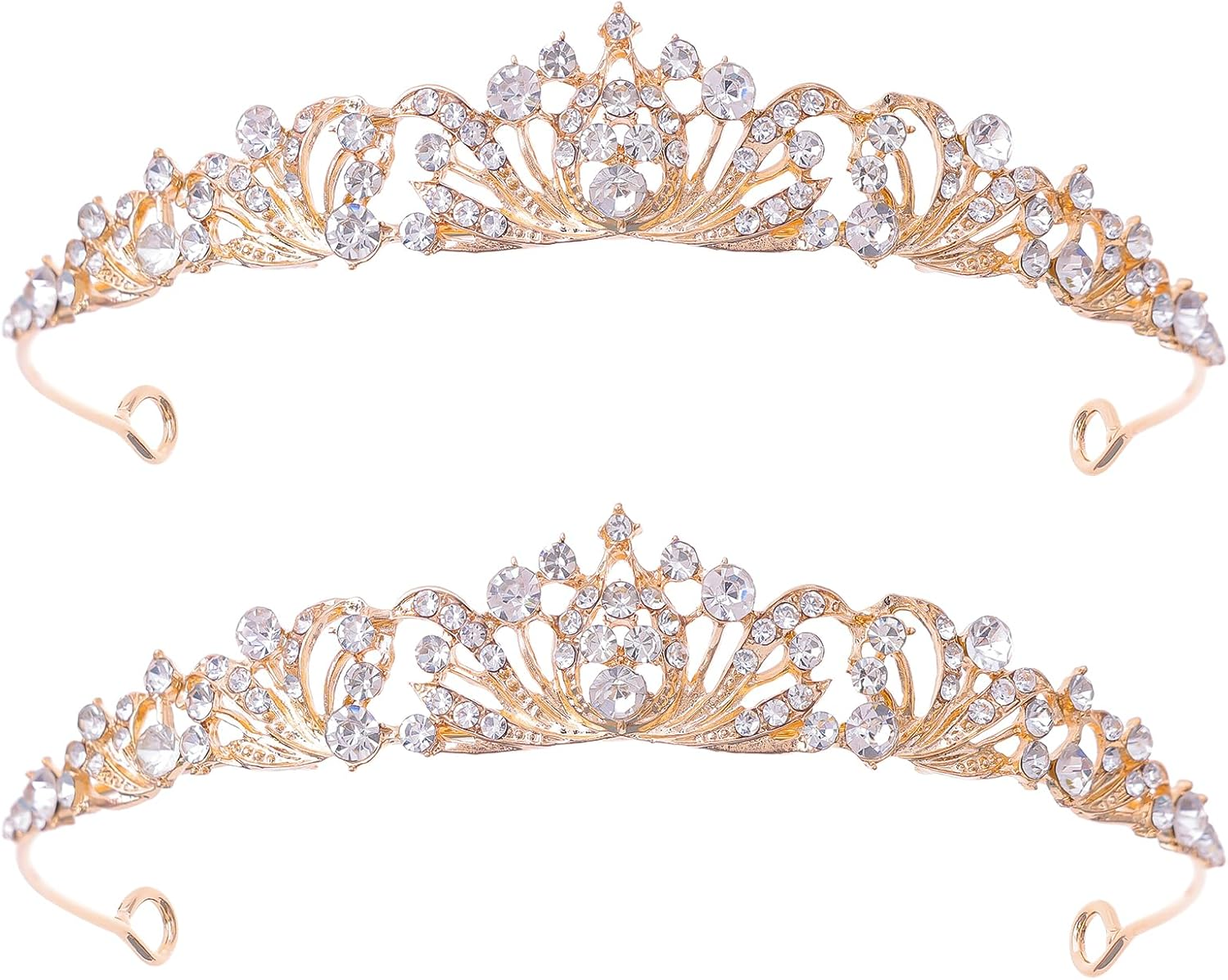 Feltent Tiara Crown for Women Wedding Tiaras for Bride Princess Crowns and Tiaras for Girl Rhinestone Crowns for Birthday Halloween Cosplay Christmas Party Prom Gifts