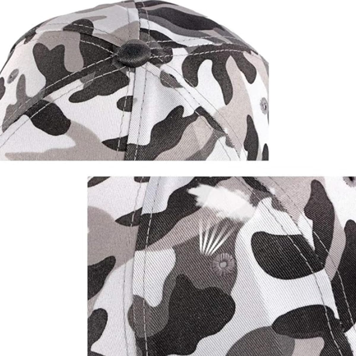 Jjiaolinin Men Women Camouflage Baseball Cap,Boys Camouflage Baseball Caps Camo Casual Camo Baseball Cap Mens Boys Army Camouflage Baseball Cap for Outdoor Camping Fishing Hip Hop Sports image number 6