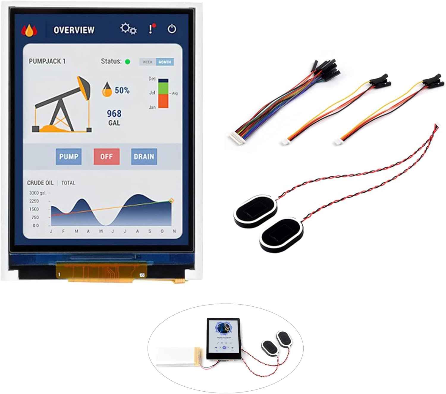 ESP32-S3 2.8Inch Display Development Board, 240&times;320, IPS Screen, 32-Bit LX7 Dual-Core Processor, up to 240Mhz Frequency, Supports W-I-F-I & BLE, with Onboard Antenna, ESP32 with Display (No Touch) image number 3