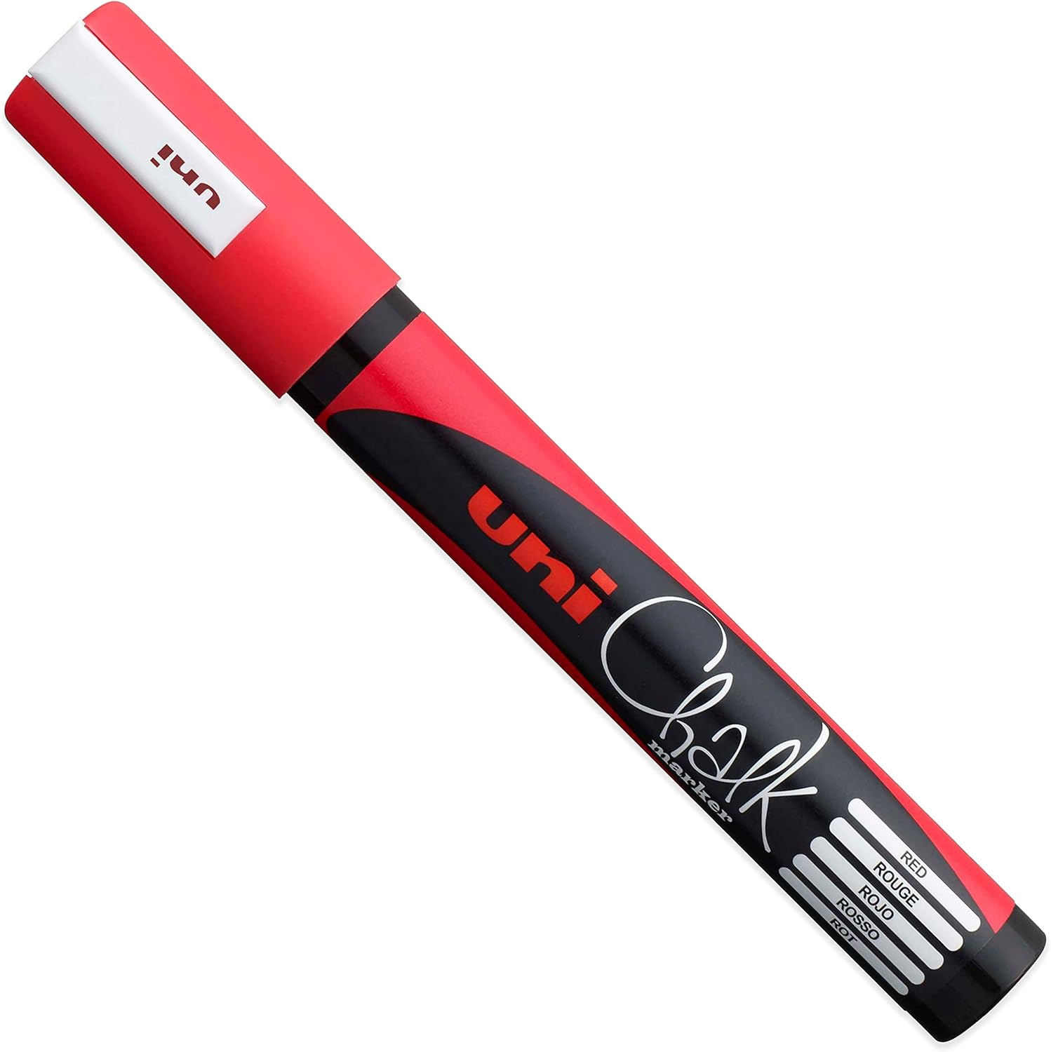 Uni-Ball 2.5Mm Bullet Tip Chalk Marker, Red