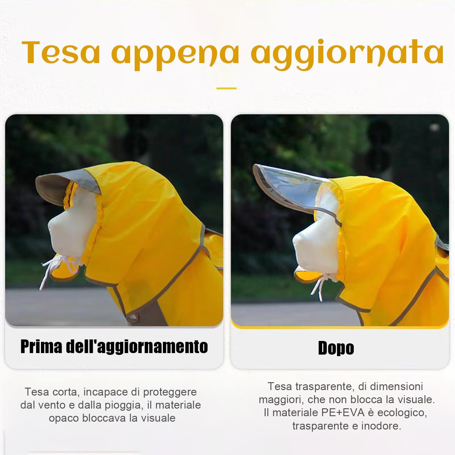 Norhogo Dog Clothes, Waterproof Dog Coat with Hood, Adjustable Waterproof Poncho, Lightweight, Quick-Drying Rain Jacket, Pet Accessories for Dogs, Medium/Large Size (26, Green) image number 3