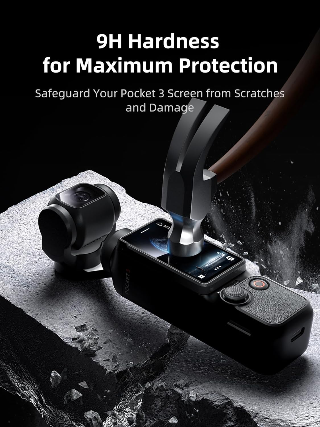 Llano DJI Osmo Pocket 3 Screen Protector, Osmo Pocket 3 Accessories, 9H Tempered Glass, Ultra-Clear, Anti-Scratch, High Touch Sensitivity, Easy Bubble-Free Installation with Alignment Kit &ndash; 2 Pack image number 6