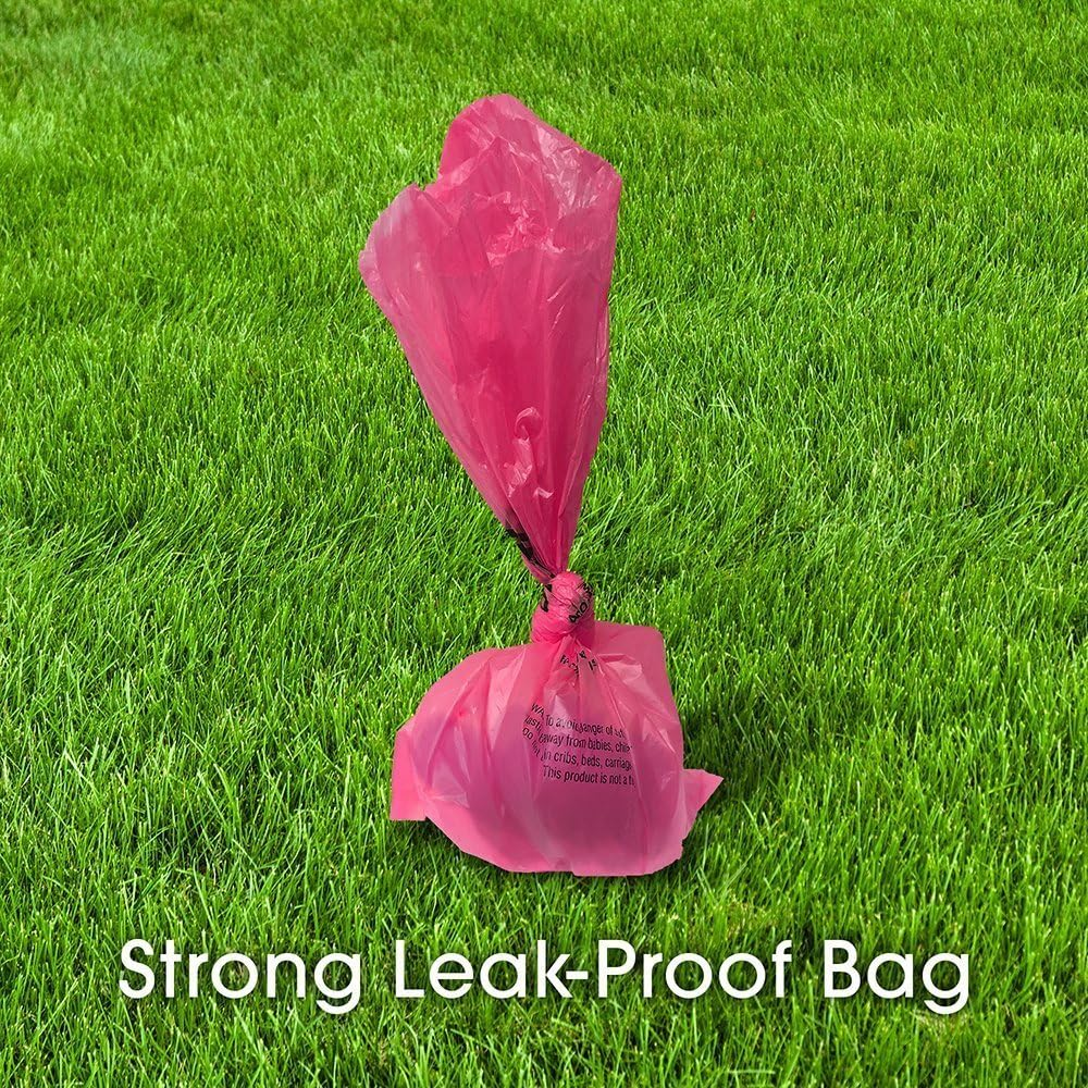 Bags on Board Strong, Leak Proof Dog Poop Pick-Up Bags, Rainbow, 60 Rolls (14 Bags in Each Roll) image number 1