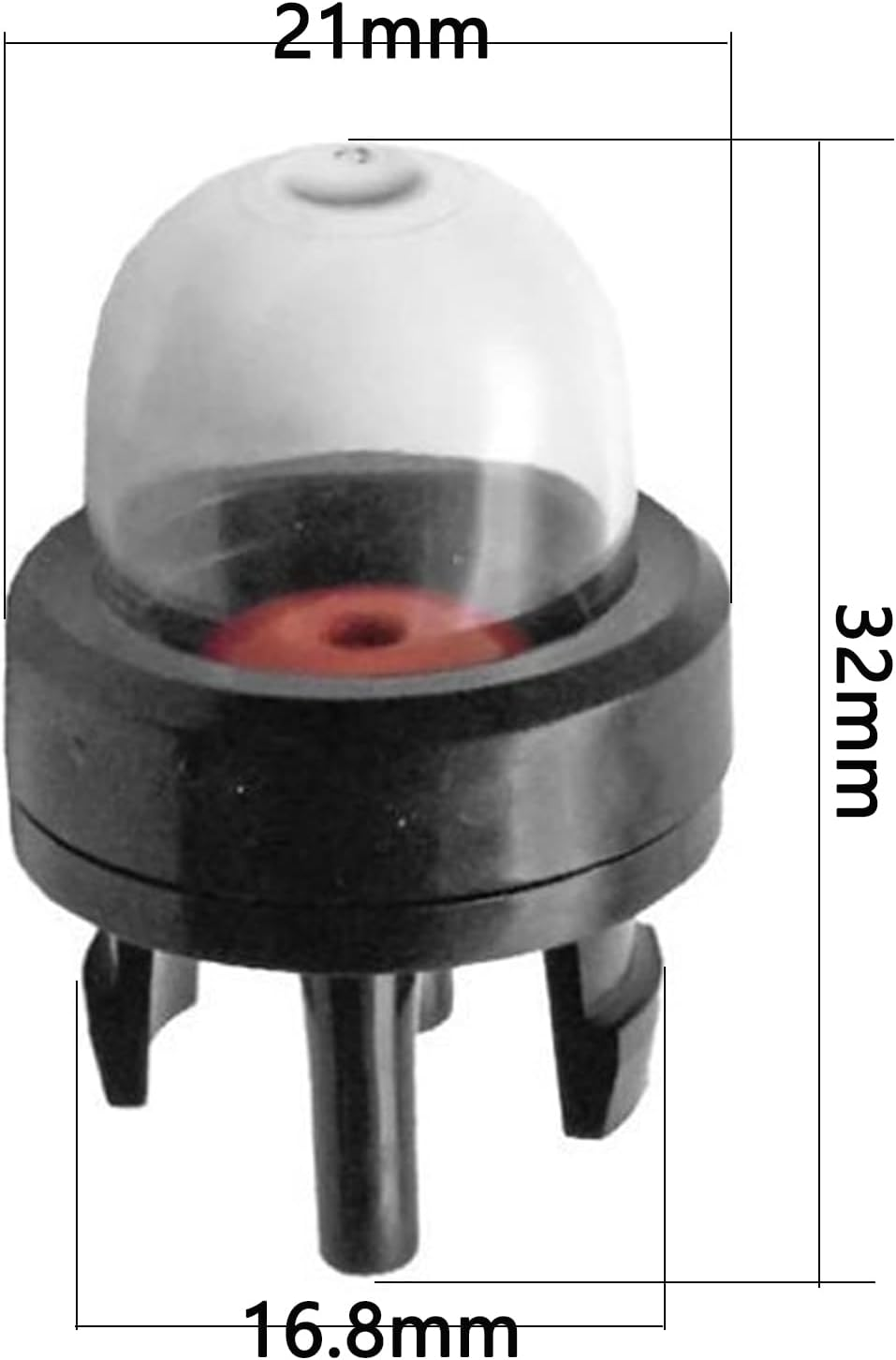 Primary Pump Priming Pump Chainsaw Reaper Mower Parts Replacement Engine Repair Inner Diameter Approx image number 1