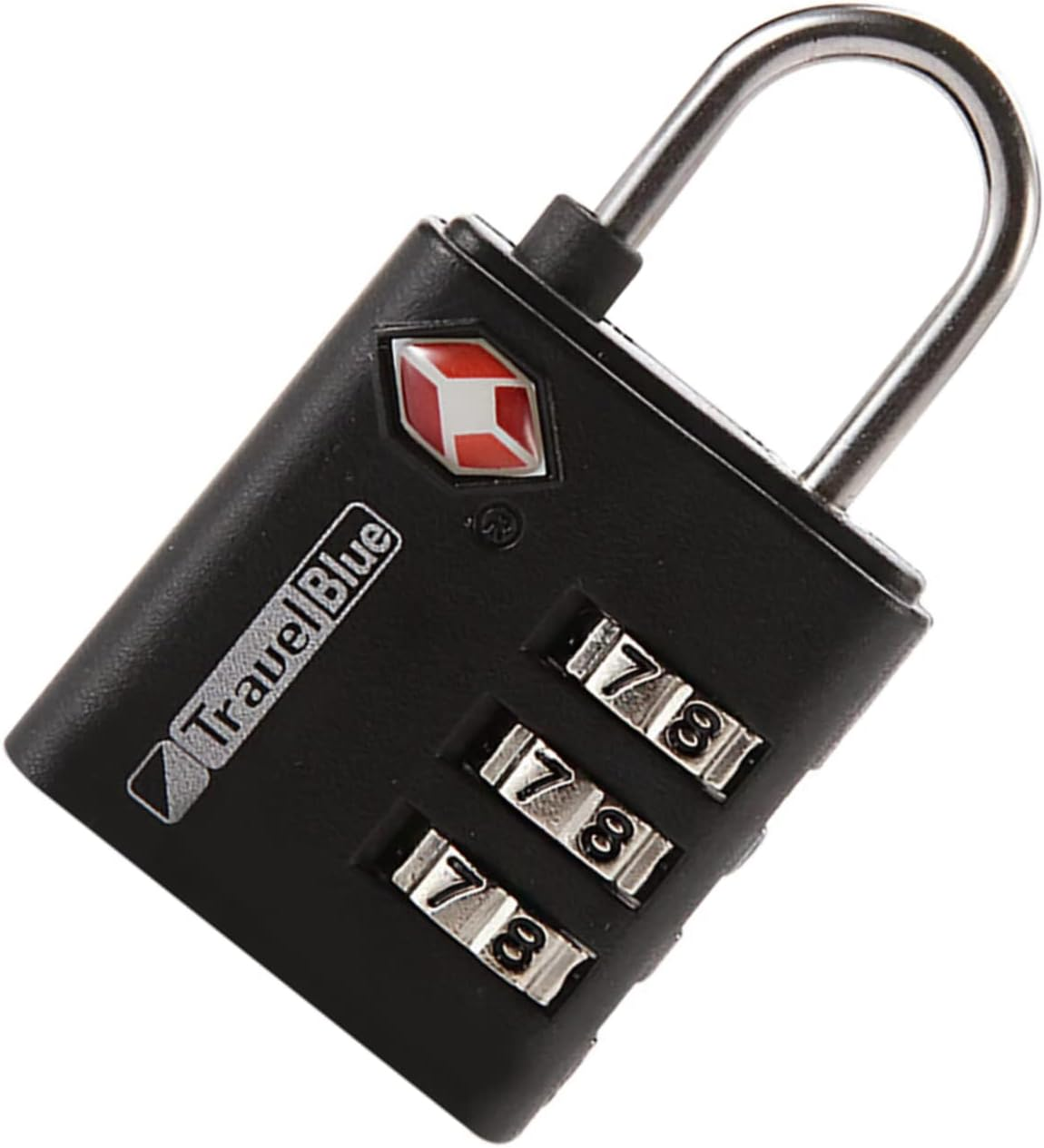 Travel Blue TSA Approved Combination Lock &ndash; Classic 3-Digit Luggage Padlock, Alloy & Steel, Compact & Durable