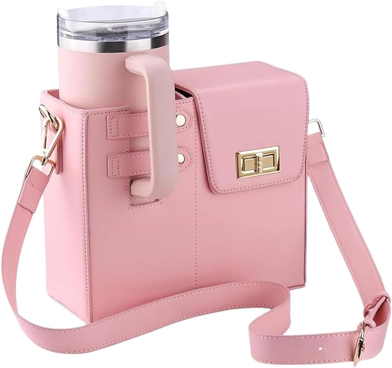 Water Bottle Bag Crossbodys, Water Bottle Carrier Bag for Stanleys Cup