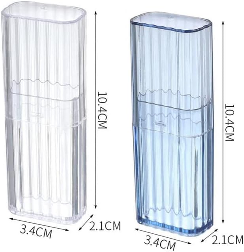 IKAAR Pack of 2 Storage Boxes Small Container Box Plastic Box with Hinged Lid for Collecting Small Items, Pills, Beads, Cotton Buds image number 2