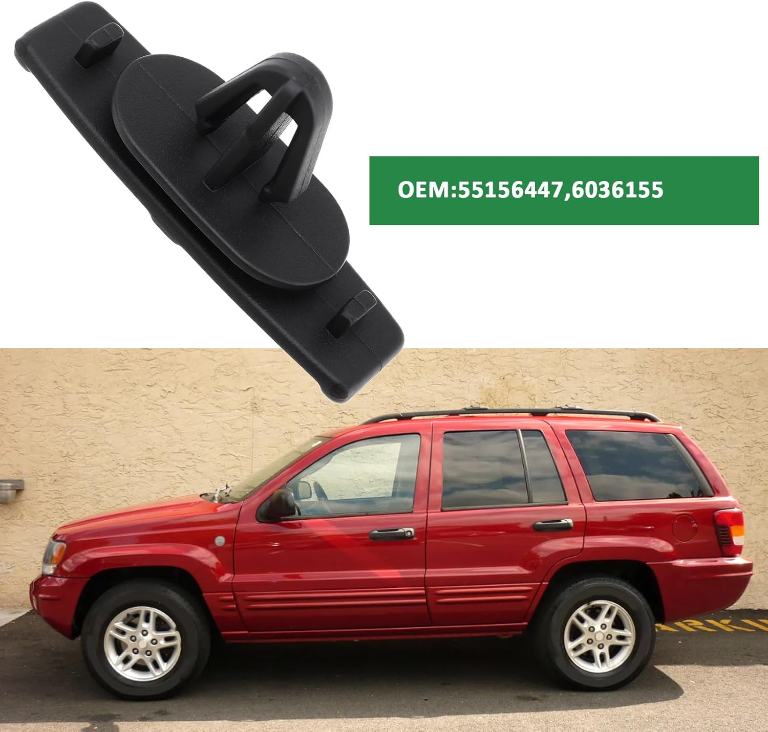 LT Easiyl 20Pcs Car Fender Fastener Clips 55156447 6036155 Compatible with Jeep Cherokee Liberty Wrangler image number 5