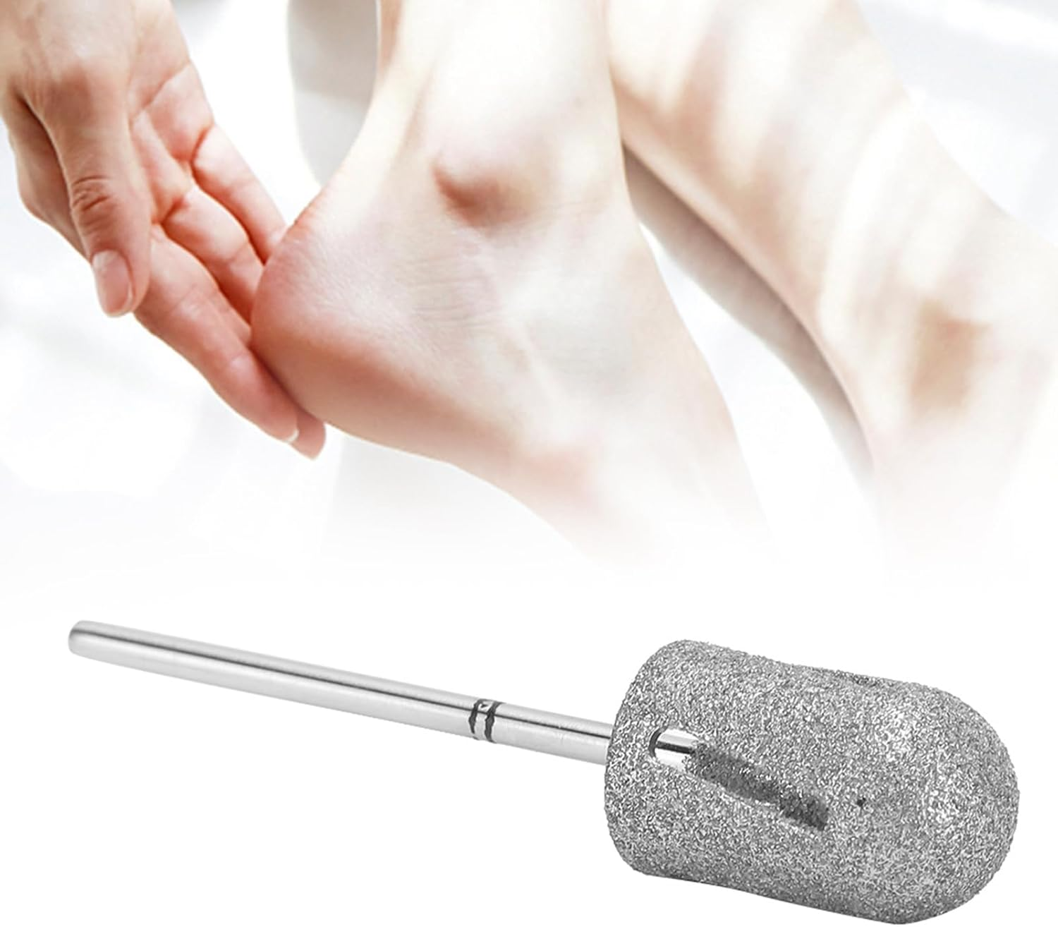 Nail Cutter Bits, Exfoliating Pedicure Foot Callus Stainless Steel Grinding Polishing Head image number 3