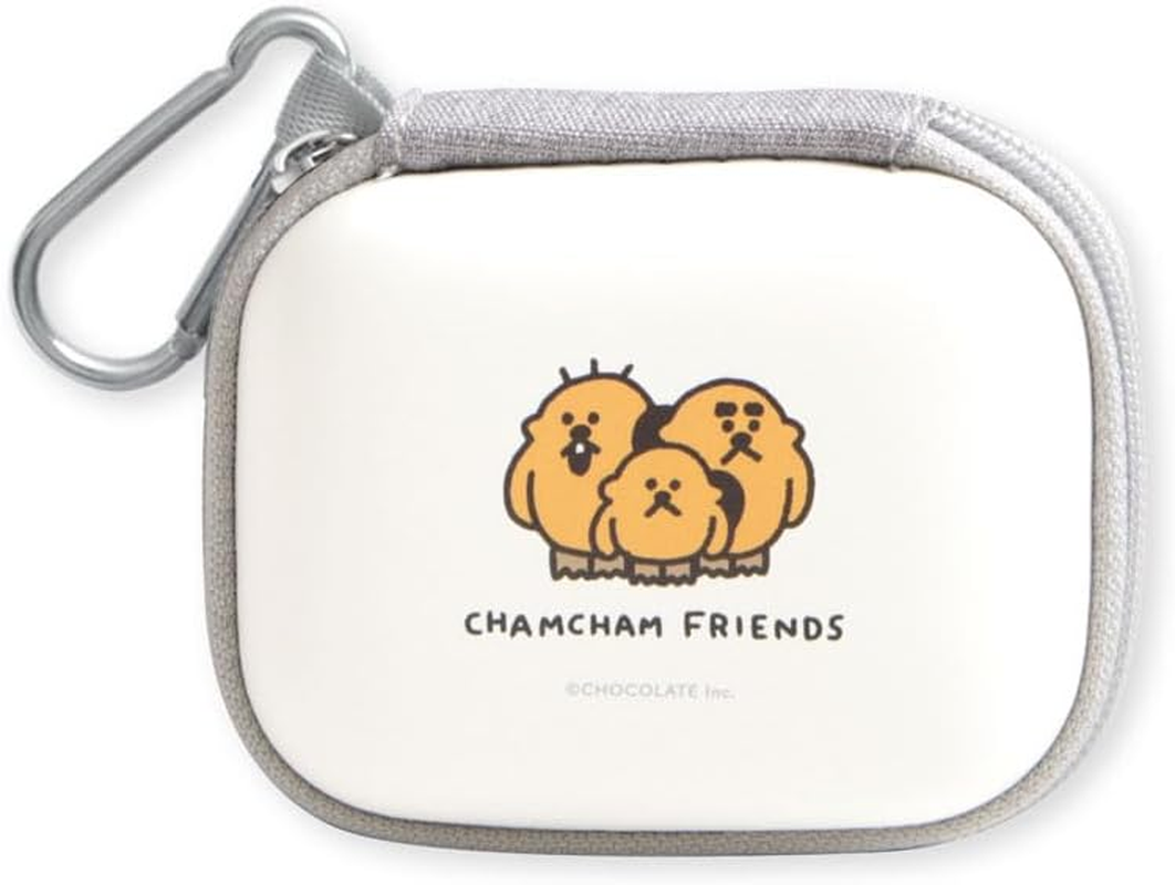 Granthunk Gadget Pouch, Small, Hard Pouch, Storage, Small Items, Otter, Gadget Pouch SS [Cham Cham Friends] Cable, Compact, for Travel, Business Trip