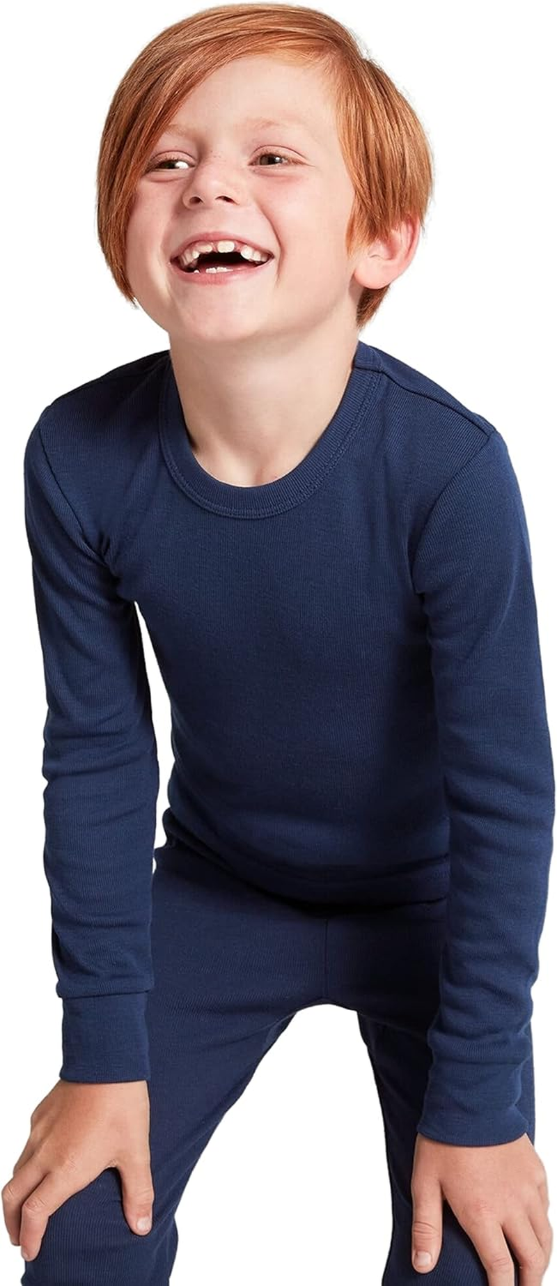 Kathmandu Kids' Kmdcore Long Sleeve Top Navy 8YRS image number 3
