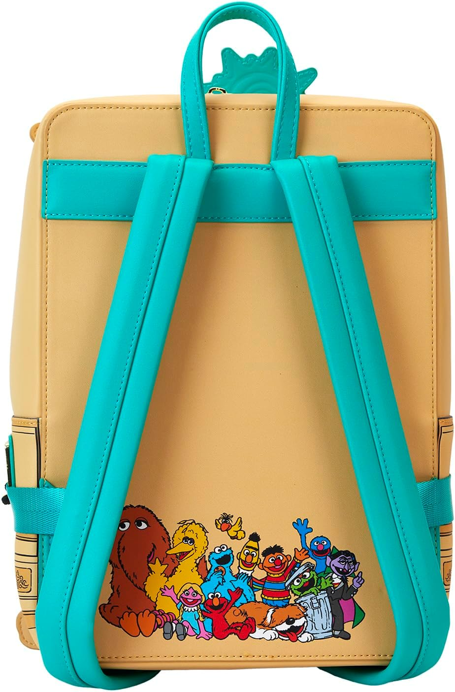 Loungefly Sesame Street Corner Mini Backpack | Big Bird, Oscar, Grover, Ernie, Bert, and Friends, Fashion Accessories image number 6