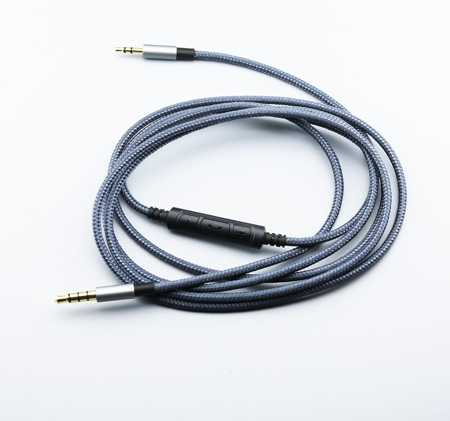 Newfantasia 3.5Mm to 2.5Mm Male Audio Cable Compatible with Bose Noise Canceling 700, QC35, Qc35Ii, QC45, Oe2, Oe2I Headphones, Remote Volume Control Mic Compatible with Samsung Galaxy Android Phone image number 4