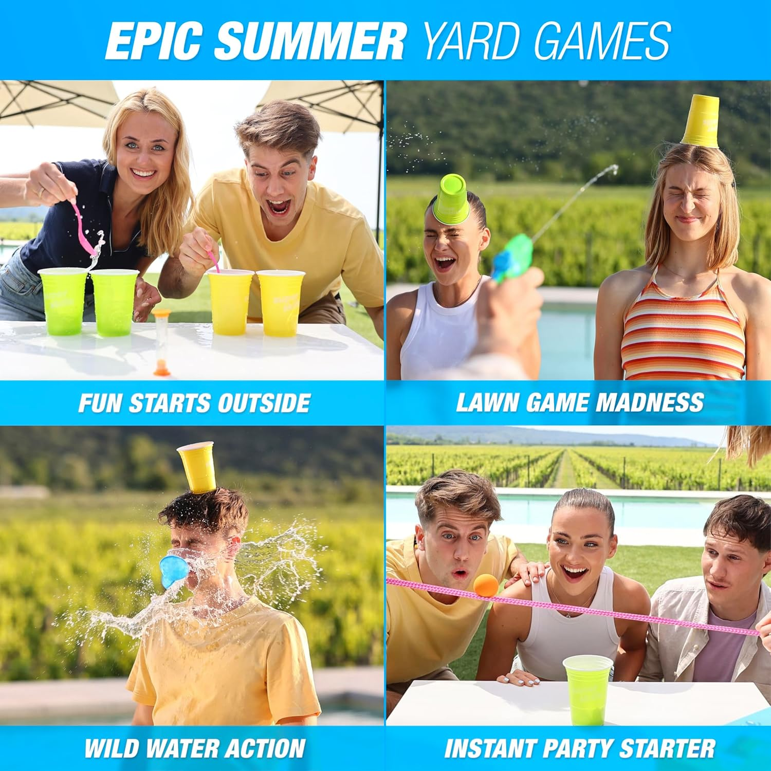 Super Skills Outdoor Garden Games for Kids 8 and up - Family Water Fun for Camping, Parties & Summer Play image number 5