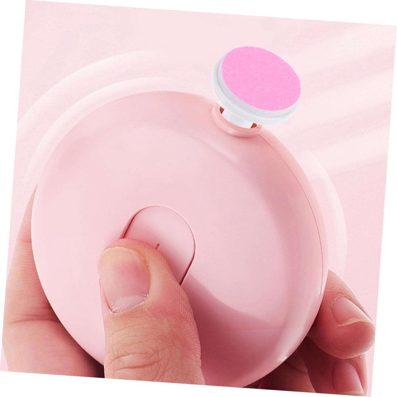 HEALEEP 12Pcs Electric Nail Grinder Adults Nail Buffer Replacement Pads Grinding Heads for Manicure Polish Discs Pads - Pink image number 2