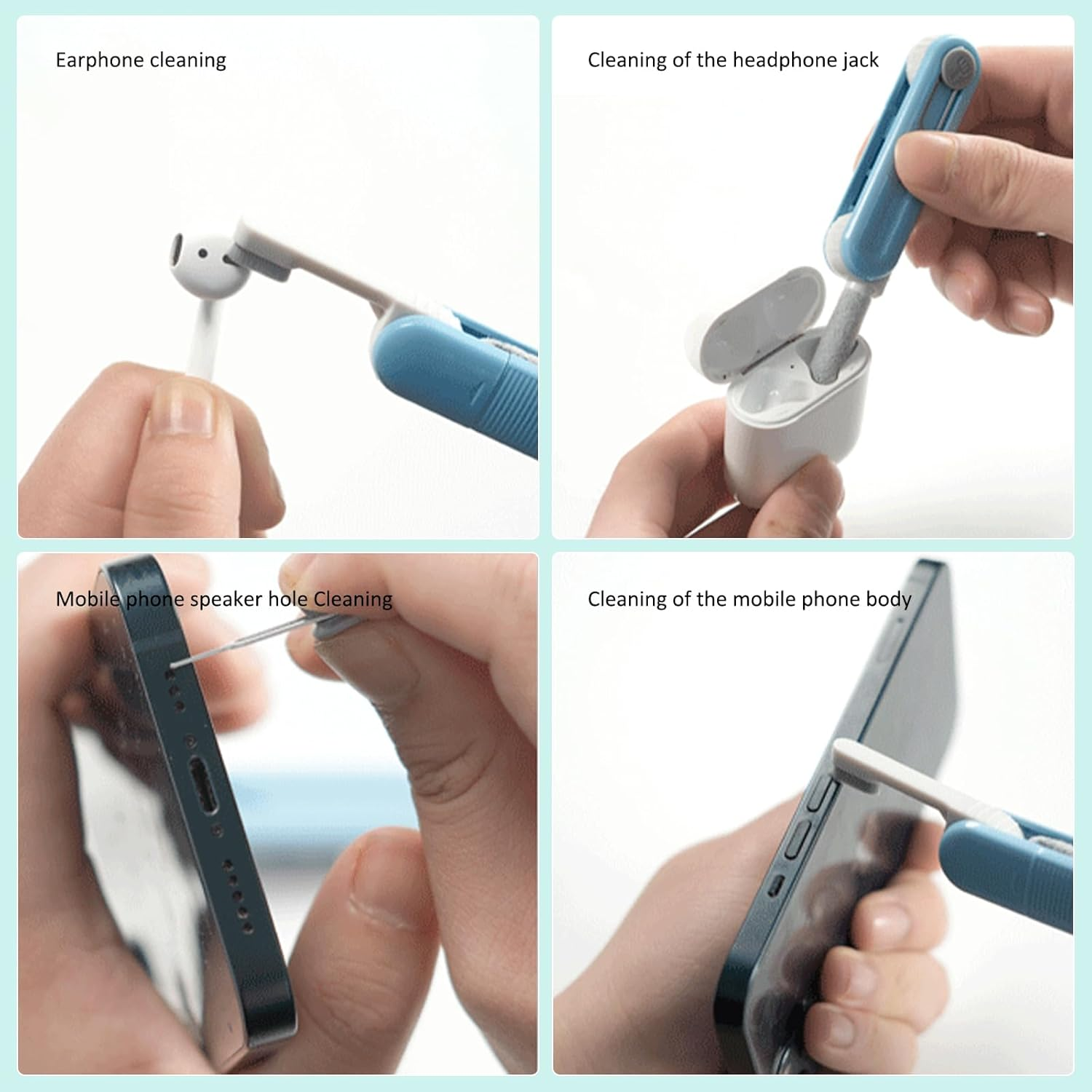 JANGJANG Replacement Ear Tips for Sony WF 1000XM5 WF 1000XM4 Earphone, Soft Silicone Earbuds Buds Set with Cleaning Kit, Secure Fit Noise Isolation Ear Tips for WF 1000XM5 WF 1000XM4 4 Pair Black image number 6