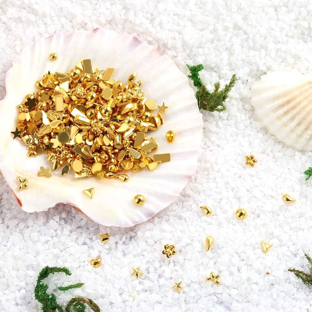 1Box Shiny Nail Rhinestones Gem Stones Nail Studs for Nail Art Decorations Supplies Crafts image number 1