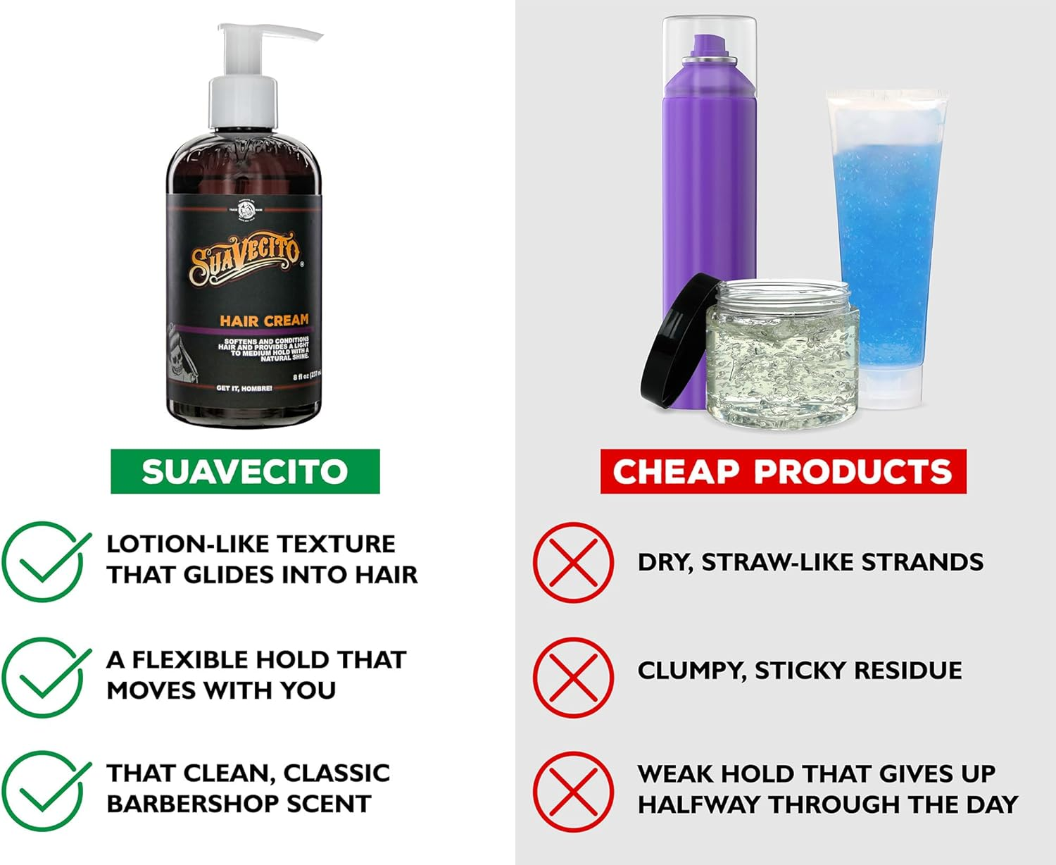 Suavecito Hair Cream, 8 Ounce image number 3