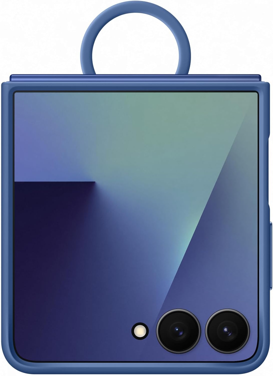 Samsung Galaxy Flip 7 Silicone Ring Case, Blue