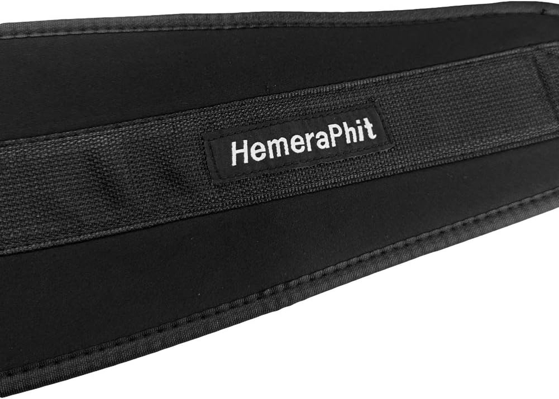 Hemeraphit Pull-Up Belt Weighted Dip Belt with Chain Double D-Ring Weightlifting Back Support Strap Home Gym Equipment Waist Belt image number 6